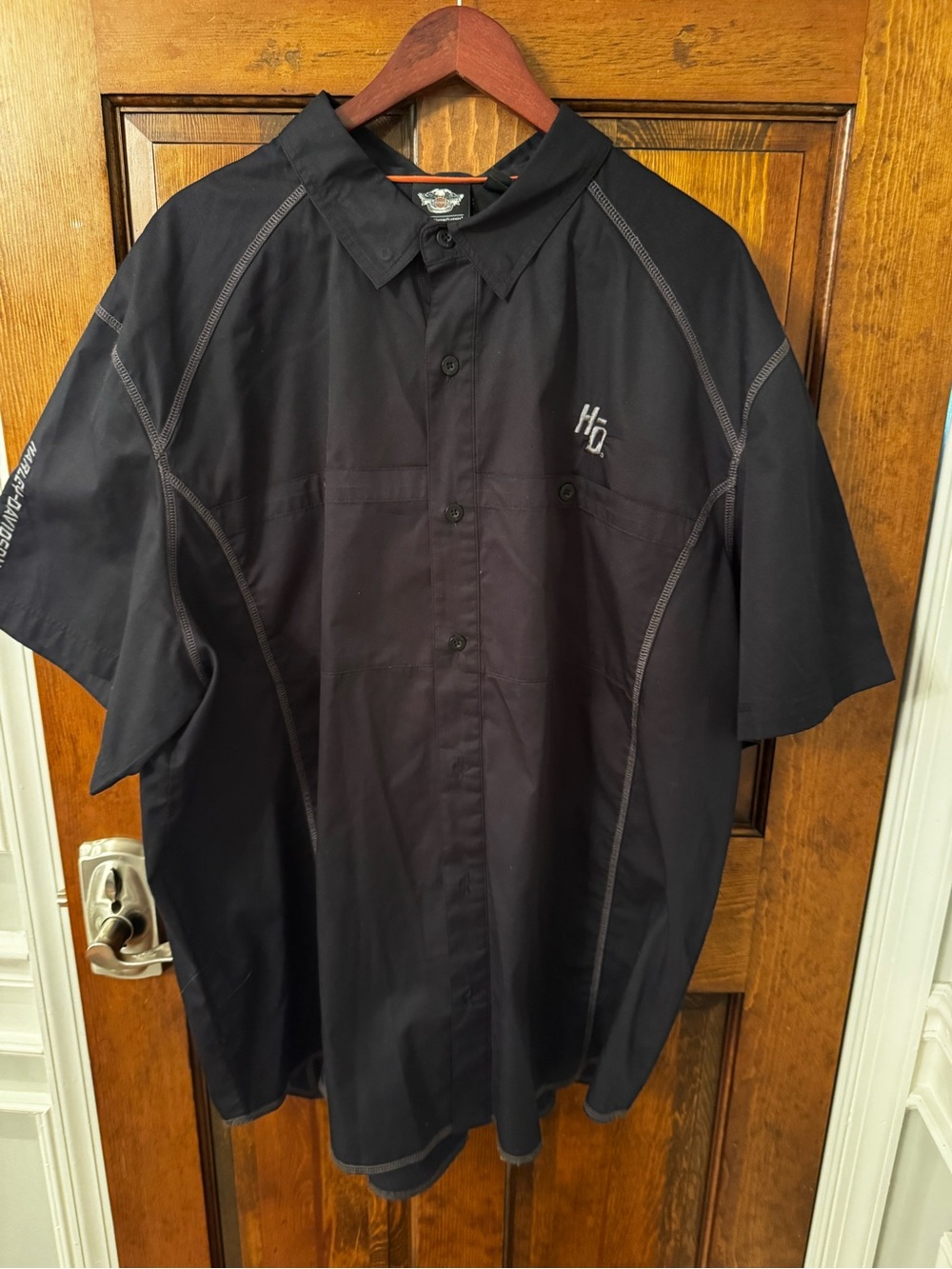 Men’s Harley Davidson Short-Sleeve black   Work Shirt